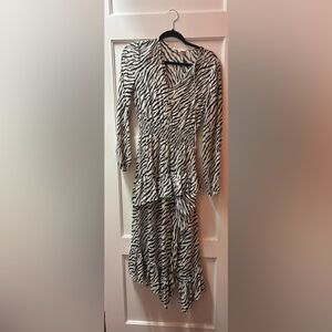 Maje zebra dress like brand new but a few seasons old